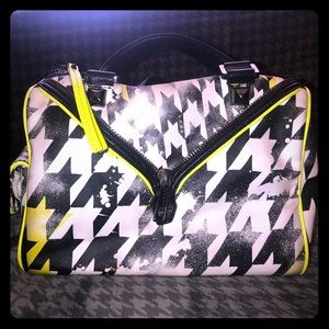 LAMB Houndstooth Mini Duffle Bag